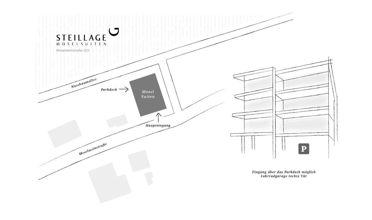 Steillage - Design Moselsuiten Mit Panoramablick Und Spa Brauneberg Esterno foto