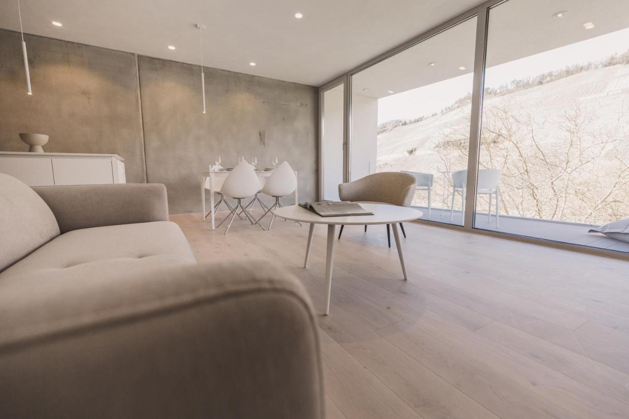 Steillage - Design Moselsuiten Mit Panoramablick Und Spa Brauneberg Esterno foto